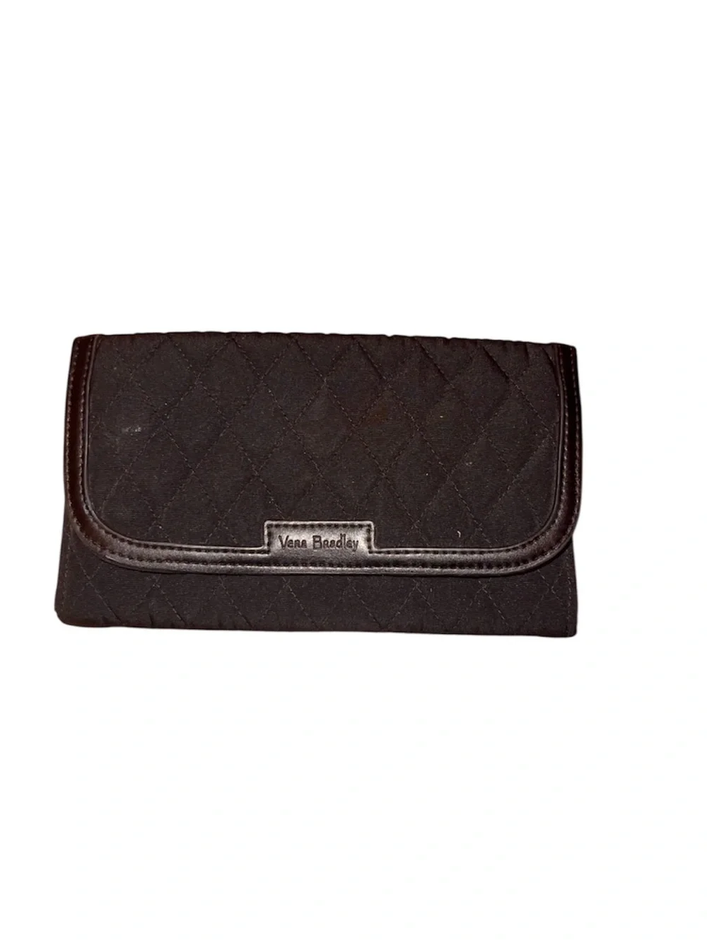 Vera Bradley Quilted Wristlet Clutch in Black